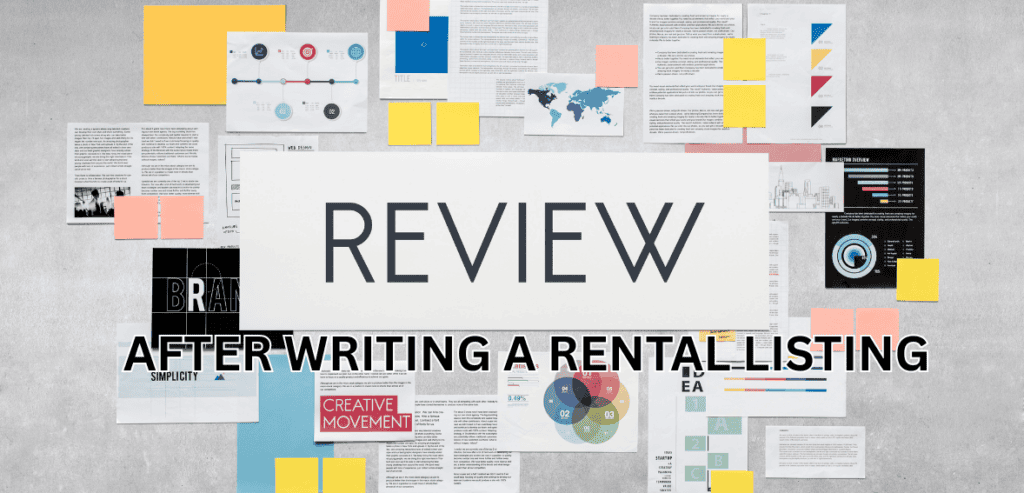 Write a Rental Listing